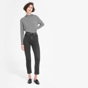 Washed black cheeky straight Everlane